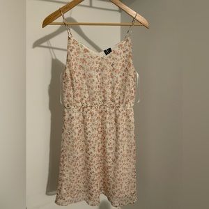 Vero Moda Floral Spaghetti Thin Strap Chiffon Summer Dress Sundress, Size S